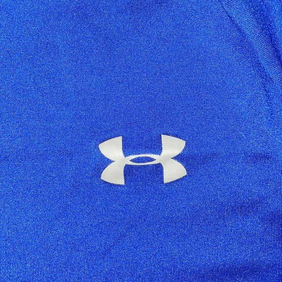 Mens Small Under Armour T Shirt Blue Tech Tee - Picture 3 of 5